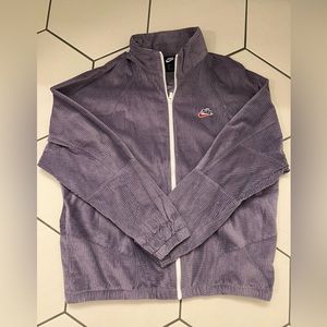 Purple corduroy nike zip up